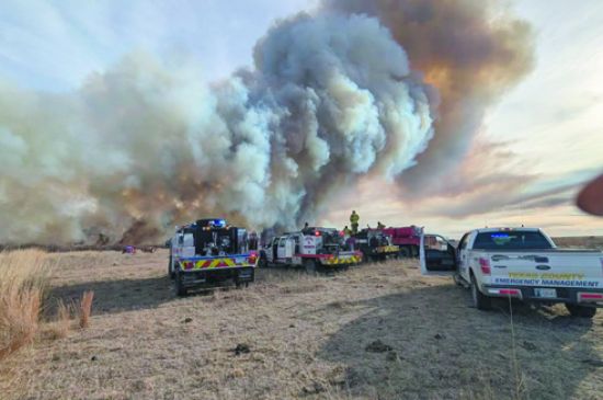 ‘Flat Tire Fire’ burns 5,000 acres
